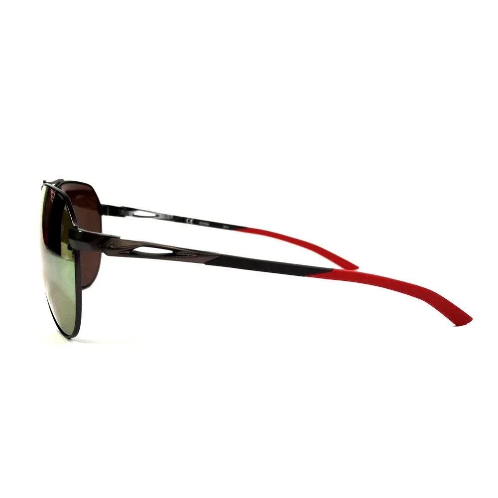 Nike Sunglasses CLUB NINE P DQ0922 933 Black Gray with Yellow Polarized Lenses